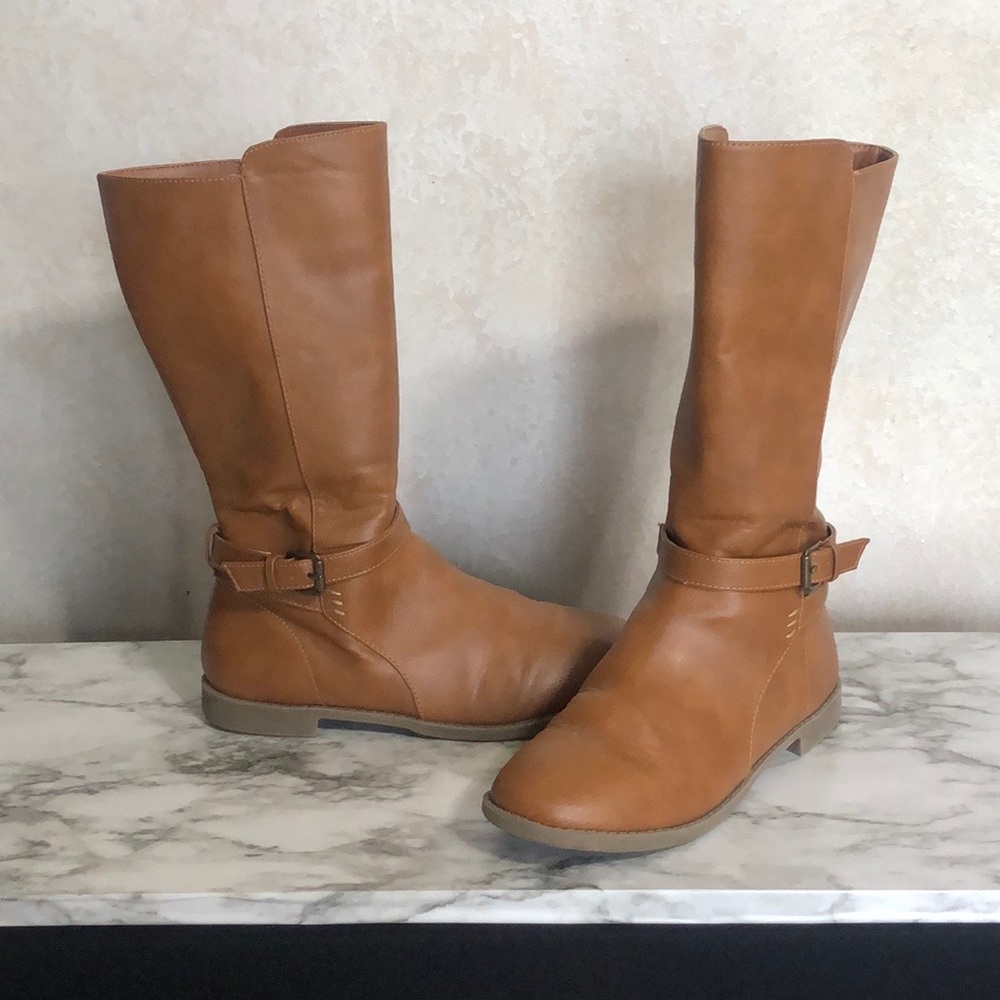 Girl’s Brown Knee Boots